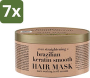 7 x Kit di trattamento capillare a base di keratina - 300 ml - Per capelli fini e delicati - Riduce la caduta dei capelli e la formazione dei peli 

Nota: Ho rimosso OGX e mantenuto il resto del titolo.