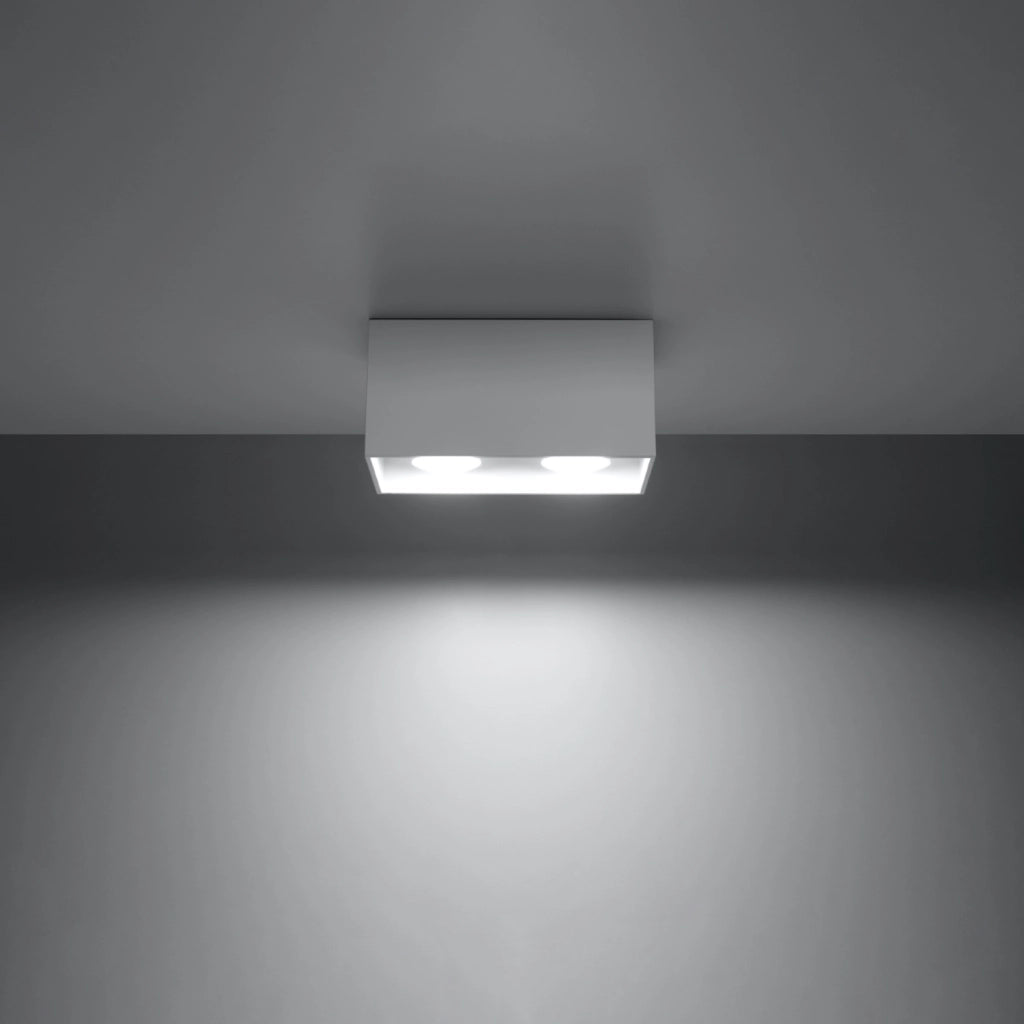 Faretto TETRIS Maxi bianco metallo 2xGU10 Pure Lume