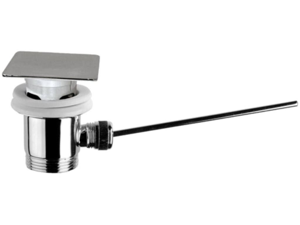 Scarico automatico con tappo grande quadrato piatto a copertura totale della piletta