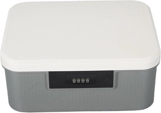 Cassetta di combinazione a doppia altezza - chiusura a serraggio - capacità 9 litri - conservazione medicinali - colore grigio