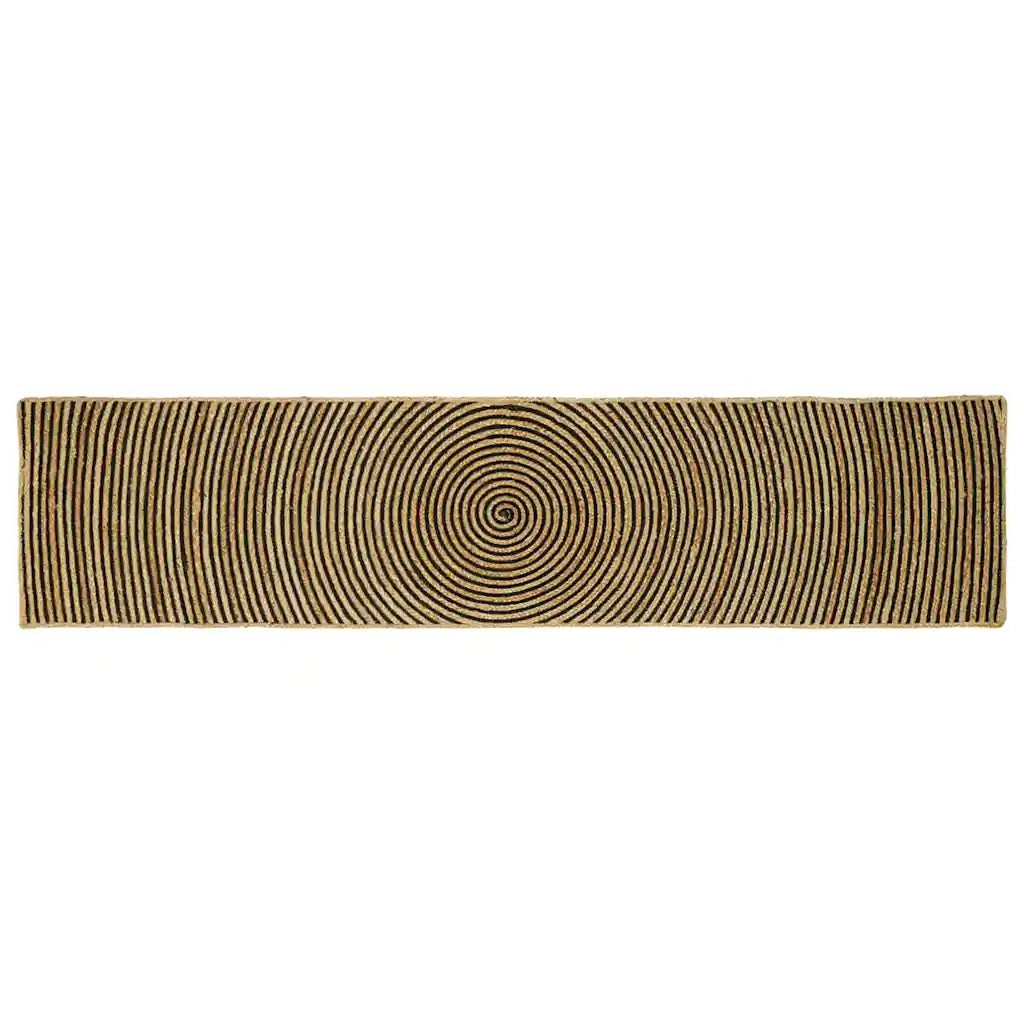 Tappeti per area Nero 60 x 300 cm Juta