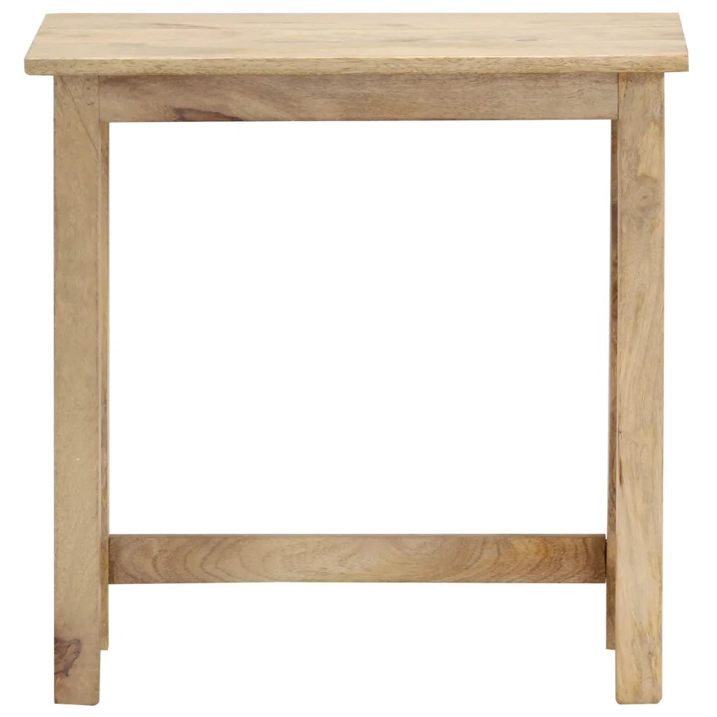 Tavolini Impilabili 3 pz in Legno Massello di Mango cod mxl 19789