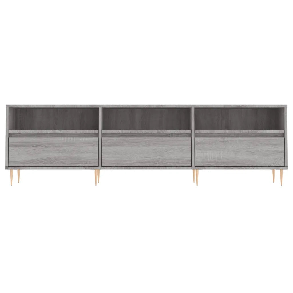 Mobile Porta TV-Mobile per TV-Credenza TV Grigio Sonoma 150x30x44,5 cm Legno Multistrato 240016