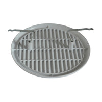 GRIGLIA DI AERAZIONE TONDA CON ZANCA 160 CM