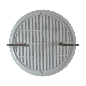 GRIGLIA DI AERAZIONE TONDA CON ZANCA 160 CM