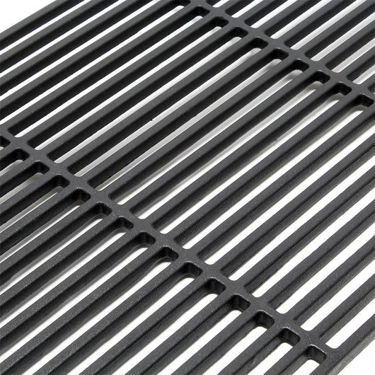 Griglia rettangolare in ghisa 67 x 40 cm per barbecue a carbone e a gas