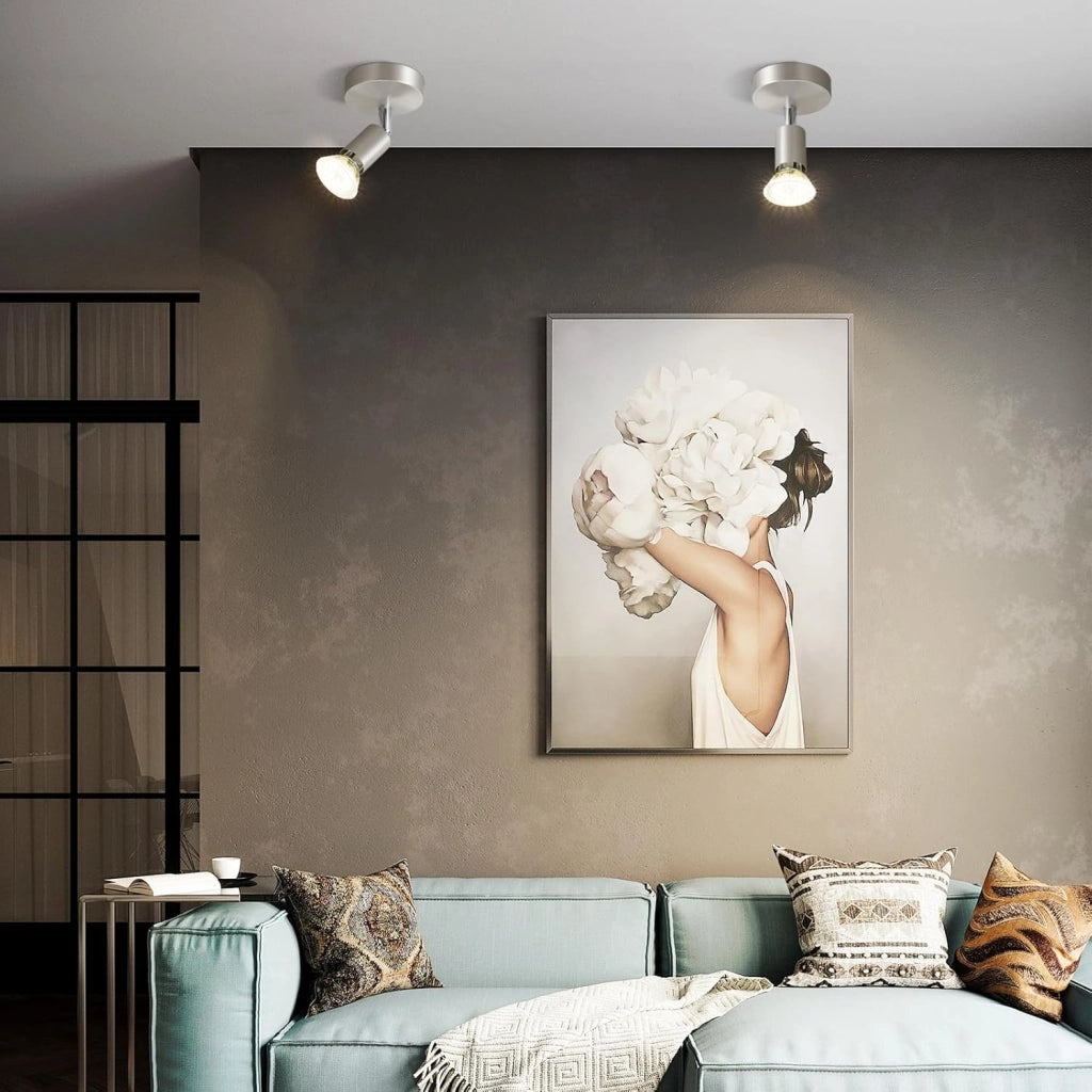 ZMH Faretto da soffitto moderni 1 fiamma orientabile 330° per camera letto