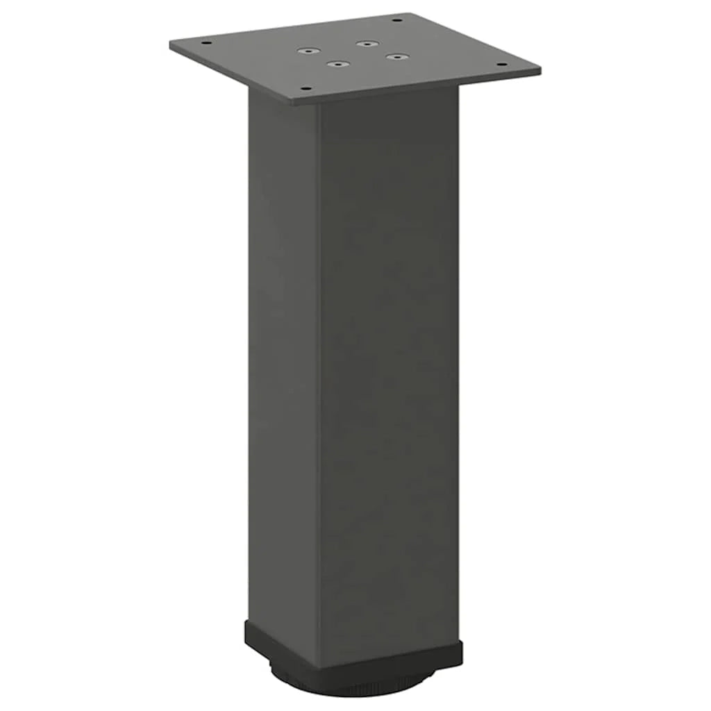 Set di 4 gambe regolabili per tavolino da caffè 30-32 cm moderne e pratiche in acciaio antracite 02_0056759