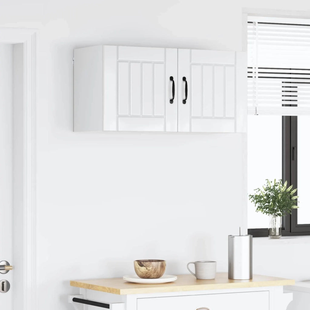 Pannello lavastoviglie Lucca 2 pcs Bianco Lucido 884883