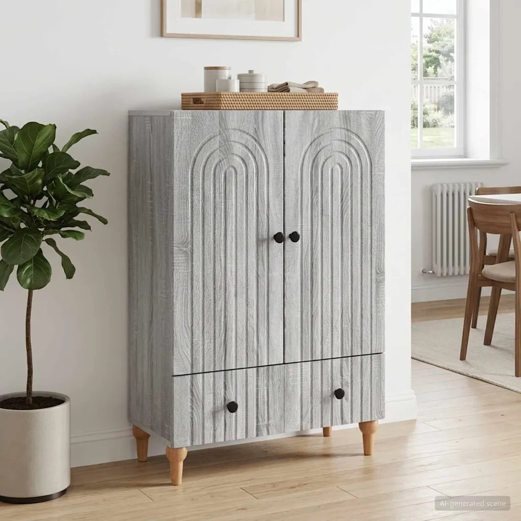 Credenza Grigio Sonoma 66 x 34,5 x 95 cm Legno ingegnerizzato 894211