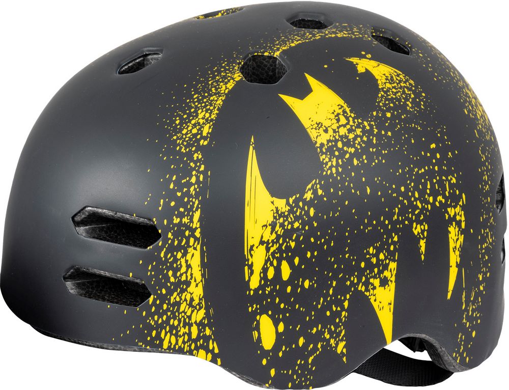 Casco per bici bimbo street con fantasia Batman taglia M