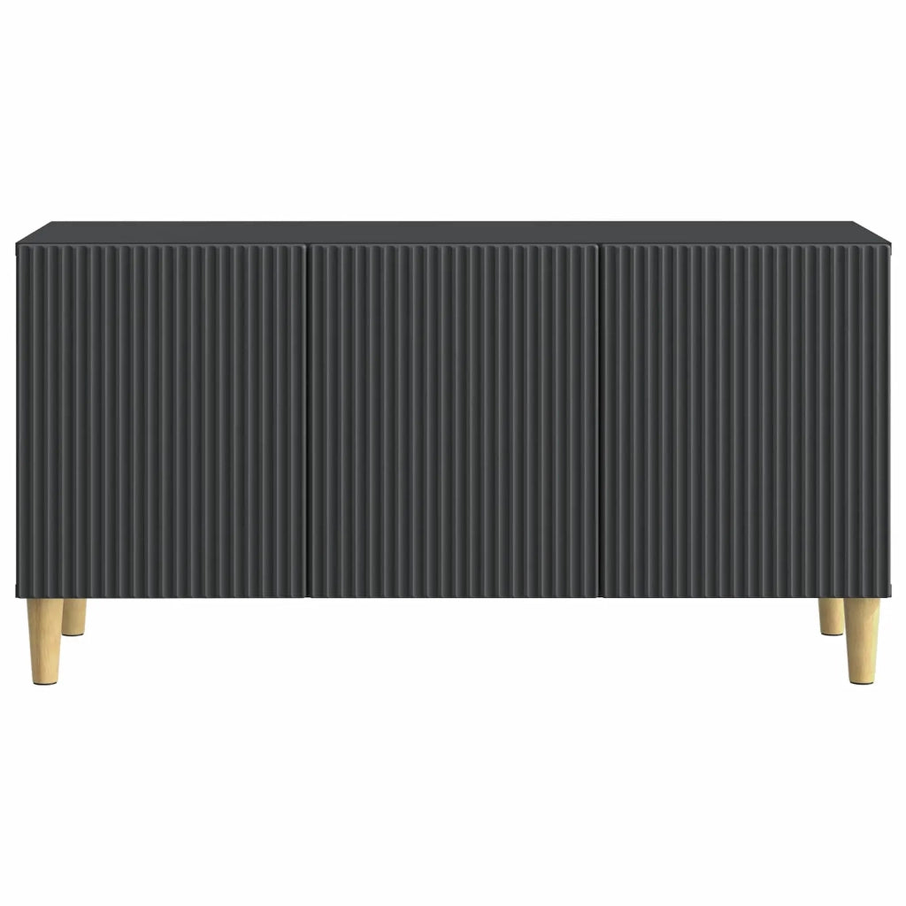 Mobile TV Nero 99 x 34,5 x 50 cm Legno ingegnerizzato