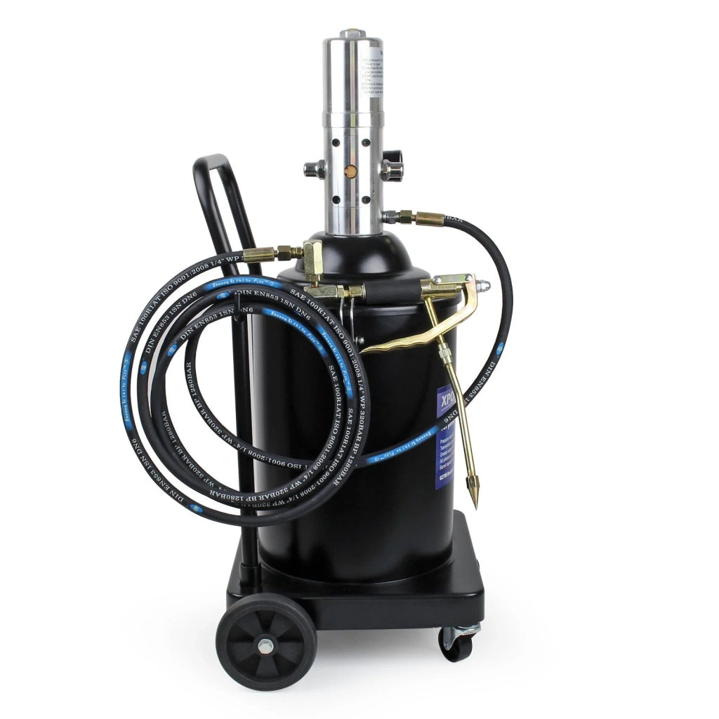 Pistola per grasso pneumatica professionale mobile 15 litri aria compressa 16_0002798