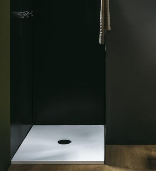 Piatto doccia in ceramica UNIKO alto 3 cm - Azzurra - Misura: 70 x 140 x 3h (tortora)