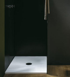 Piatto doccia in ceramica UNIKO alto 3 cm - Azzurra - Misura: 70 x 120 x 3h (bianco corteccia)