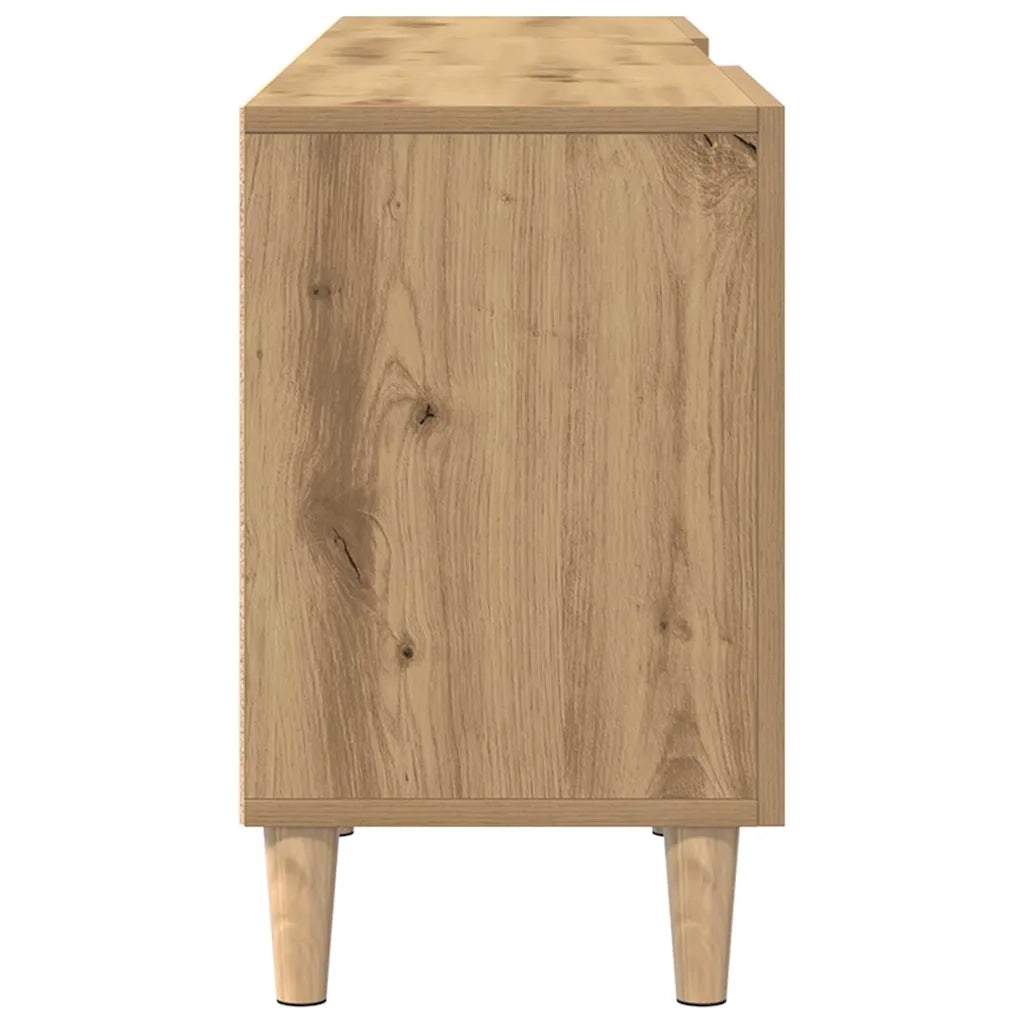 Mobile TV-Credenza per TV-Console TV rovere artigianale 150 x 30 x 50 cm Legno multistrato 571913