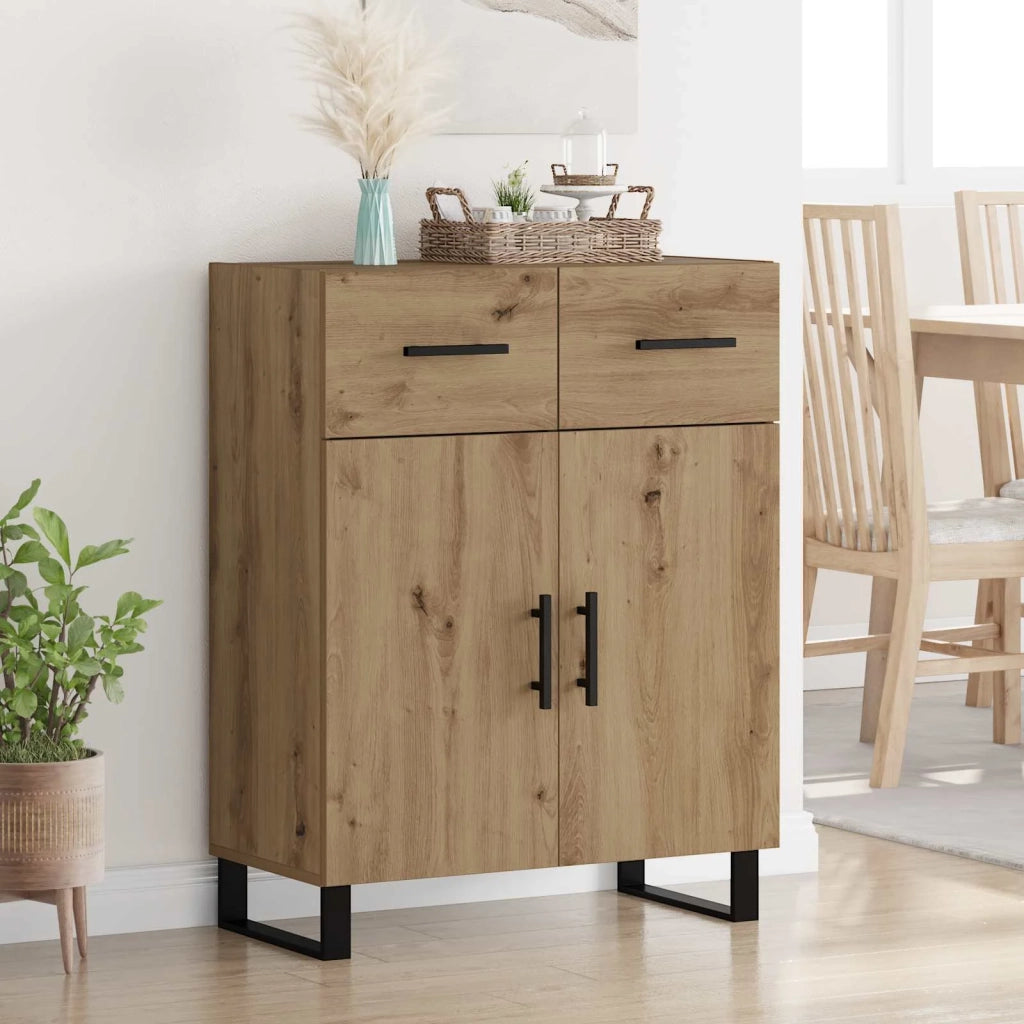 Credenza Rovere artigianale 69,5 x 34 x 90 cm Legno multistrato