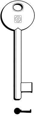 Chiave Patent 6P2D Silca Ottone Nichelato 5 Pezzi