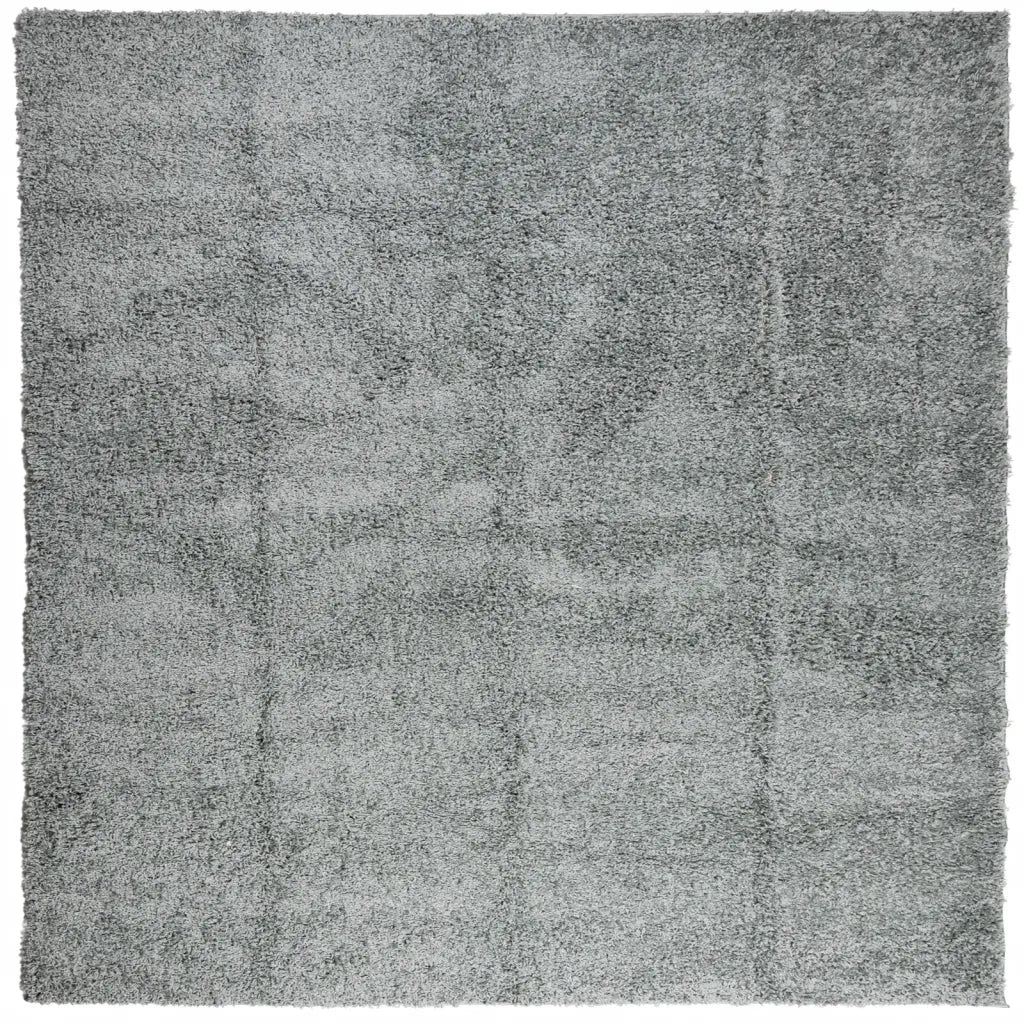 Tappeto Shaggy PAMPLONA a Pelo Lungo Moderno Verde 160x160 cm 375302