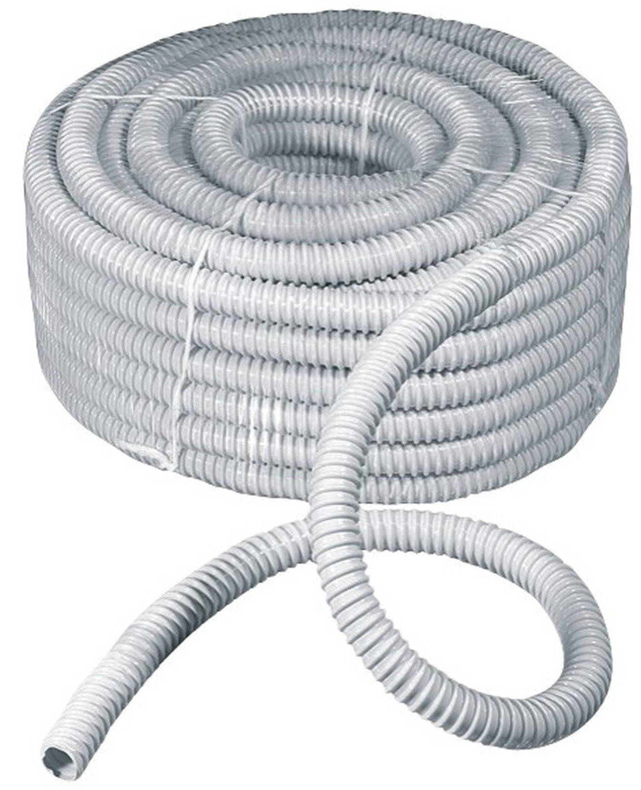 guaina spiralata flessibile grigia rotolo diametro 25mm cod:ferx.11741