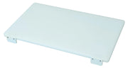 TAGLIERE CON FERMI BIANCO IN POLIETILENE cm. 60x40x2,5
