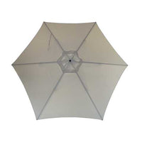 Ombrellone da Giardino Ø2,7 m in Alluminio William Ecru'