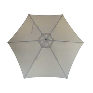 Ombrellone da Giardino Ø2,7 m in Alluminio William Ecru'