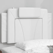 Cuscino Testiera-Cuscino per Testiera Viana Bianco 80 cm in Similpelle