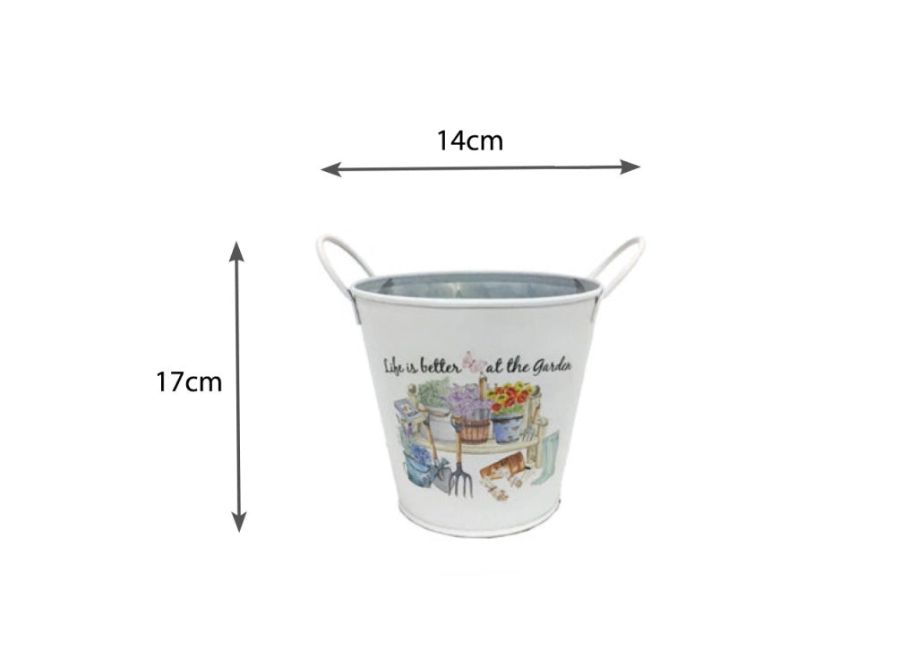 Portavaso Vaso Decorativo Per Fiori Piante Design Interno Esterno Azalea - 17x14 - Azalea