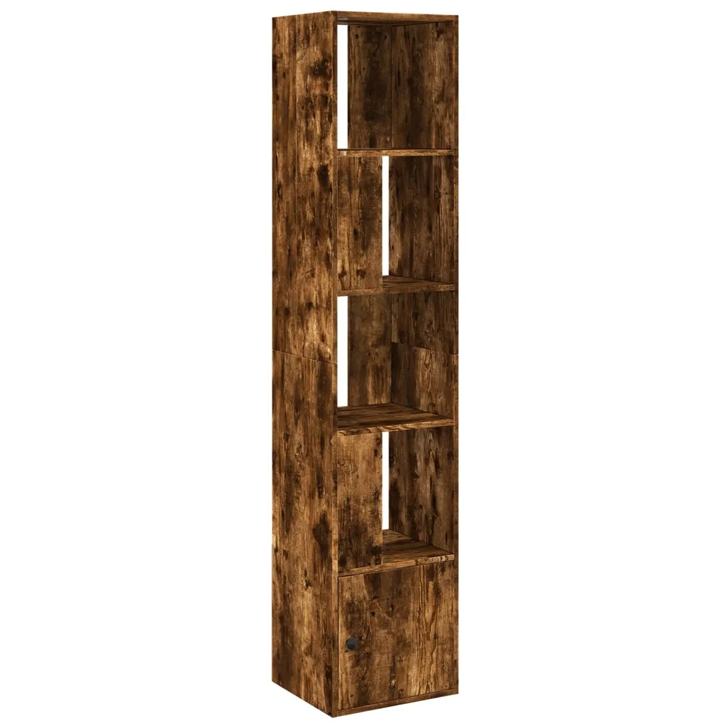 Libreria Rovere Fumo 40x36x189 cm in Legno Multistrato 848245