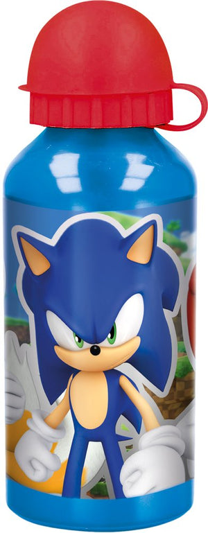 Borraccia Originale Sega Sonic per bambini in alluminio da 560 ML.