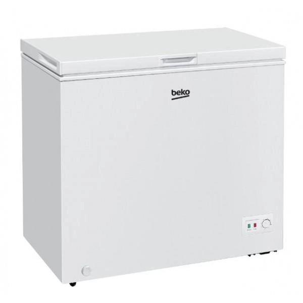 BEKO CONGELATORE A POZZO DA LIBERA INSTALLAZIONE, MOTORE INVERTER, BIANCO, CLASSE E, VOLUME 198 L CF200EWN