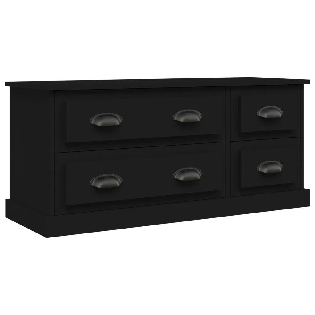 Mobile Porta TV Nero 100x35,5x45 cm in Legno Multistrato 816449