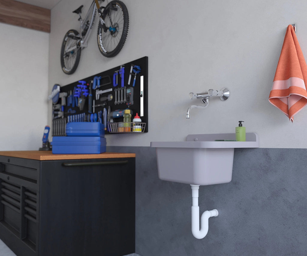 Lavatoio 60x34x21 cm in Polipropilene 17l Forlani Pilozzo 60 Grigio