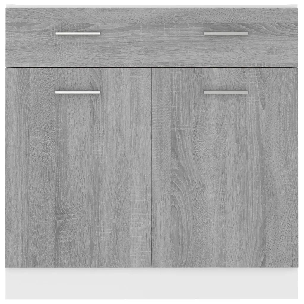 Mobile con Cassetto “Lyon” Grigio Sonoma 80x46x81,5 815580
