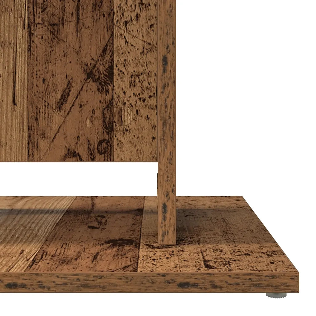 Tavolo da Bistrot Legno Antico 60x60x75 cm in Truciolato 856022