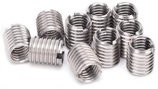 Adattatore per ridurre M10 a M8 - 10 pezzi di morsetti di cavo - Interno M8 e Esterno M12 - Kit di riparazione per viti a cavi