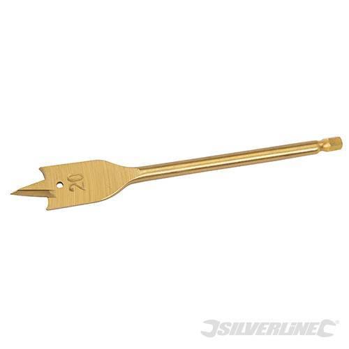 Mecchie Ricoperte in titanio per Falegnameria codolo esagonale anche cartongesso silverline - 20 mm