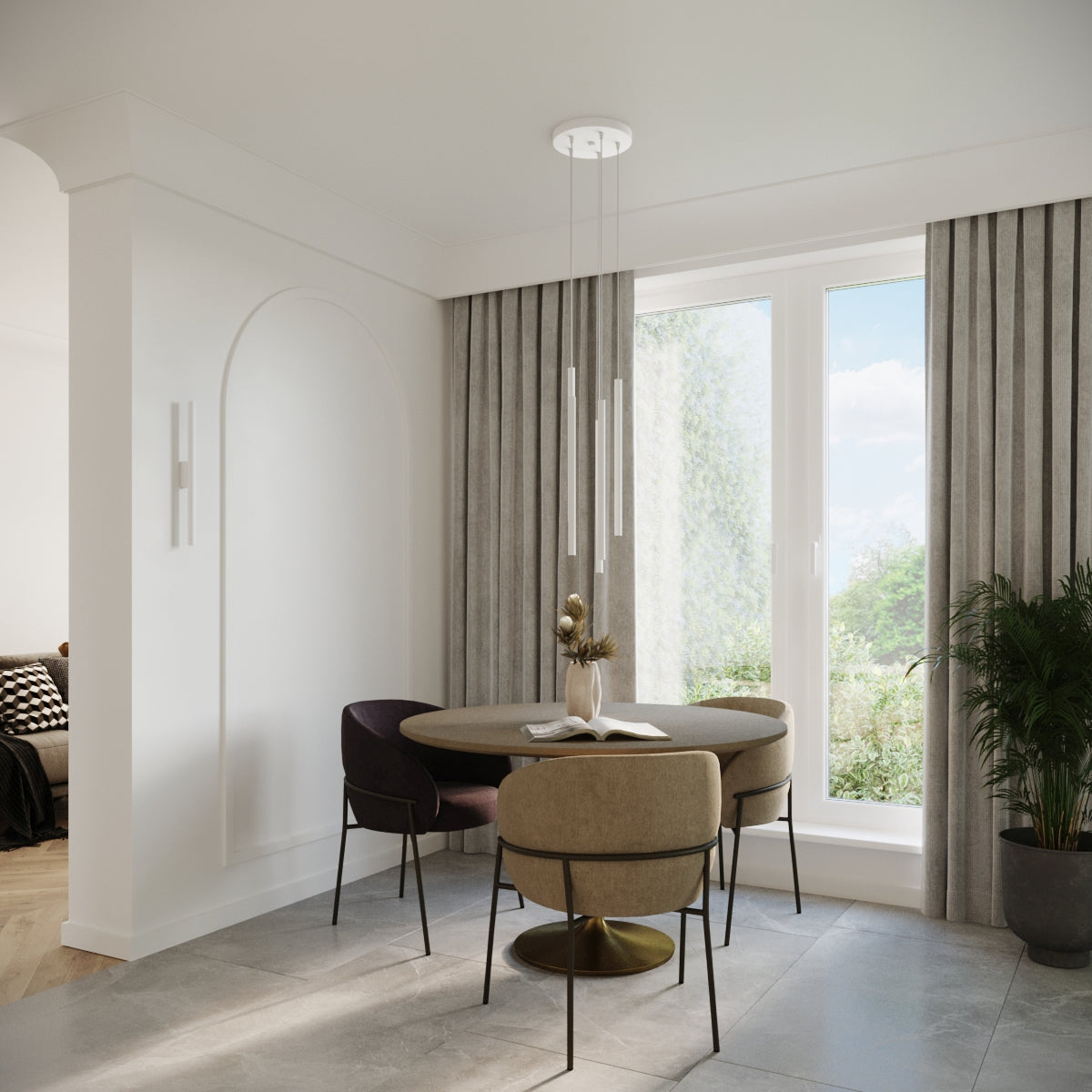 Lampada da parete PASTELO 2 bianco