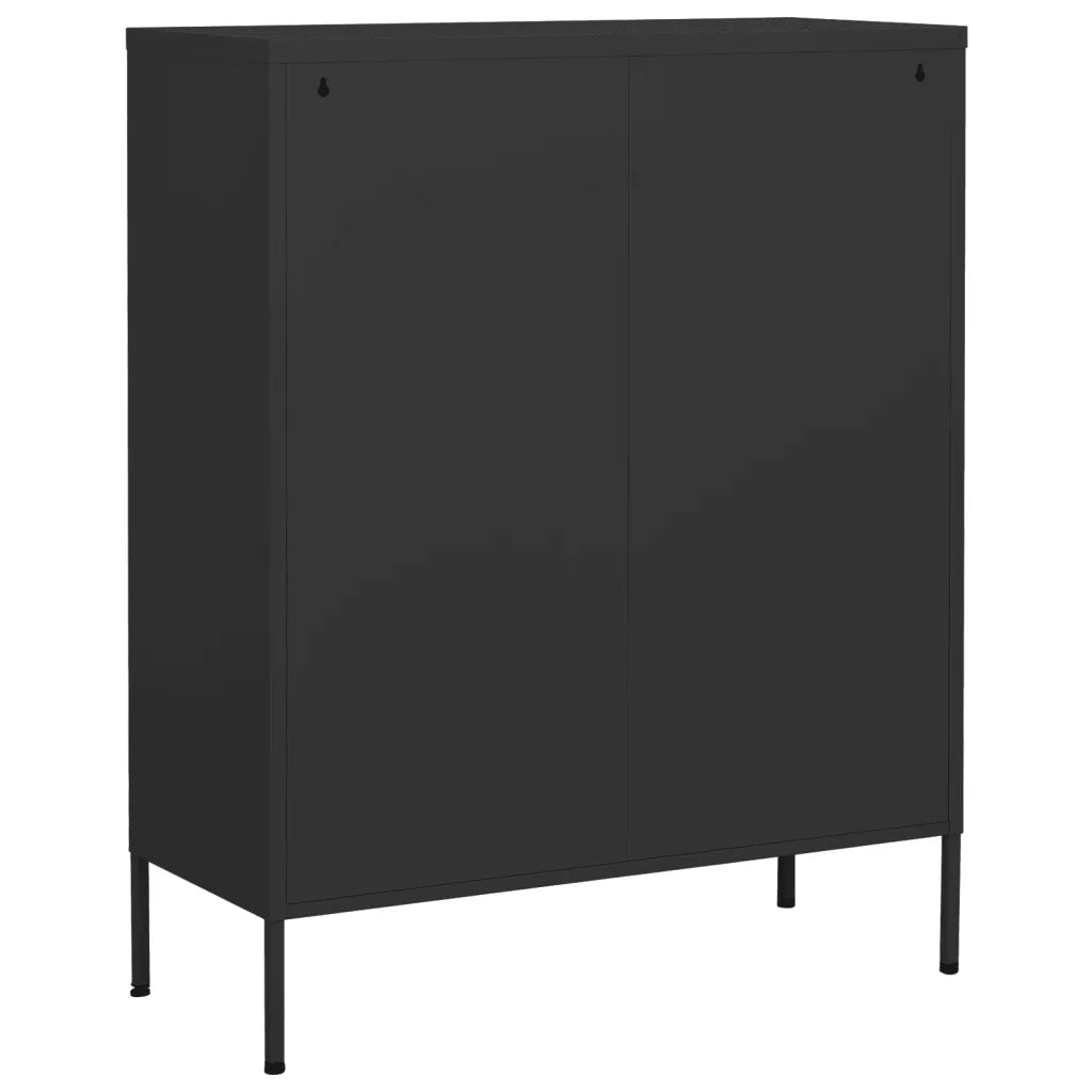 Armadietto Antracite 80x35x101,5 cm in Acciaio 336159