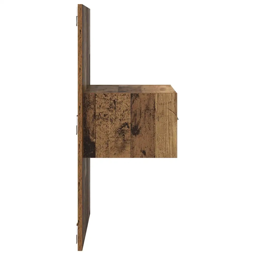 Armadio da Notte 2 pcs Legno vecchio 50 x 32,5 x 80cm 880477