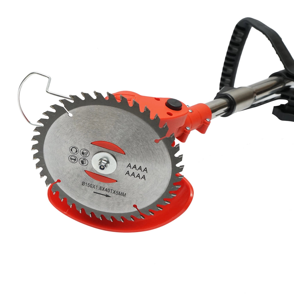 Decespugliatore elettrico estensibile da 850 W, batteria al litio da 21 V/3000 mAh, velocità 18000 giri/min, accessori inclusi