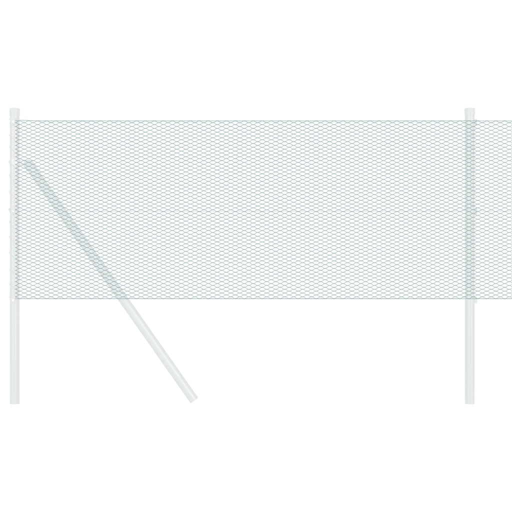 Recinto Esagonale Verde 0.8x25 m Acciaio