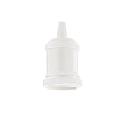 Portalampada Metallo Bianco 1 Luce E27