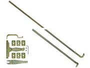 SPAGNOLETTE PER BALCONE COMPLETE IN KIT TROPICALIZZATE- - cm.240 per balcone - 2 pezzi MRCAS