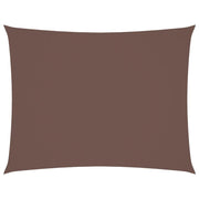 Parasole a vela | Telo Ombra | Vela da ombra Oxford Rettangolare 5x7 m Marrone