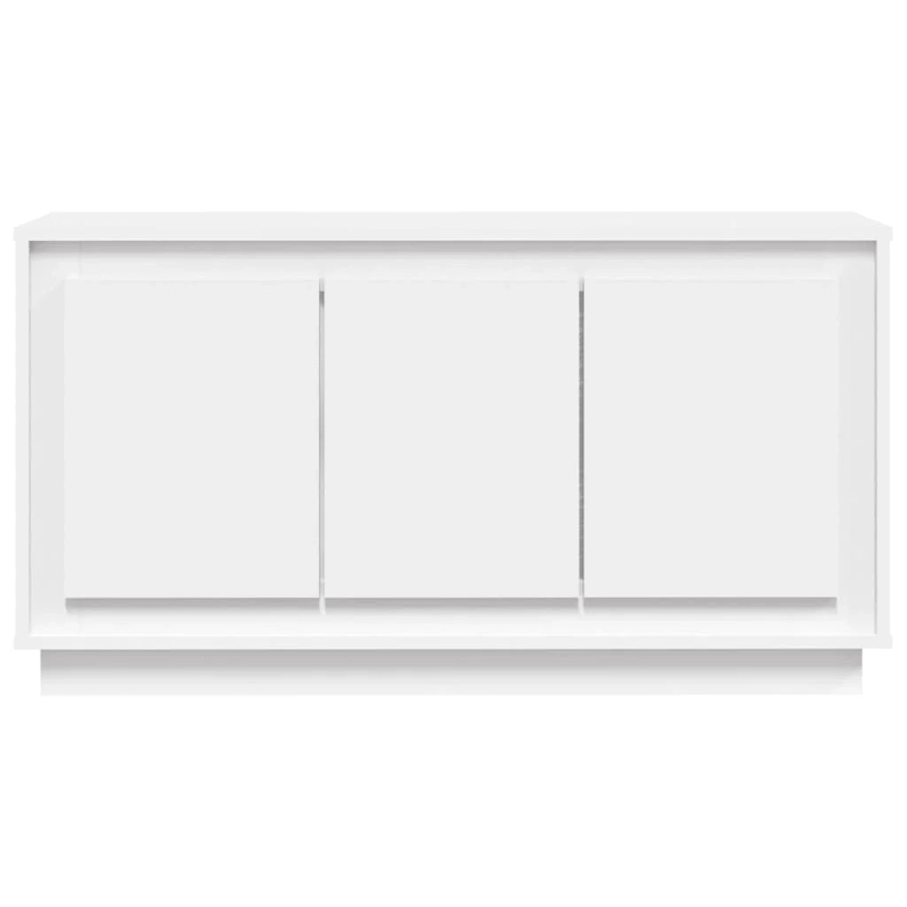 Buffet credenza cassettiera mobiletto mobile contenitore organizer per cucina soggiorno salotto 102 x 35 x 55 cm legno ingegnerizzato bianco 02_0030174