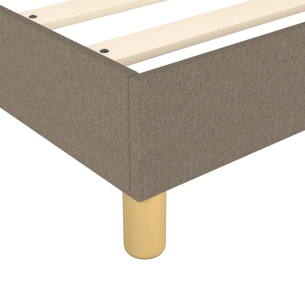 Giroletto a Molle con Materasso Tortora 180x200 cm in Tessuto 3144195