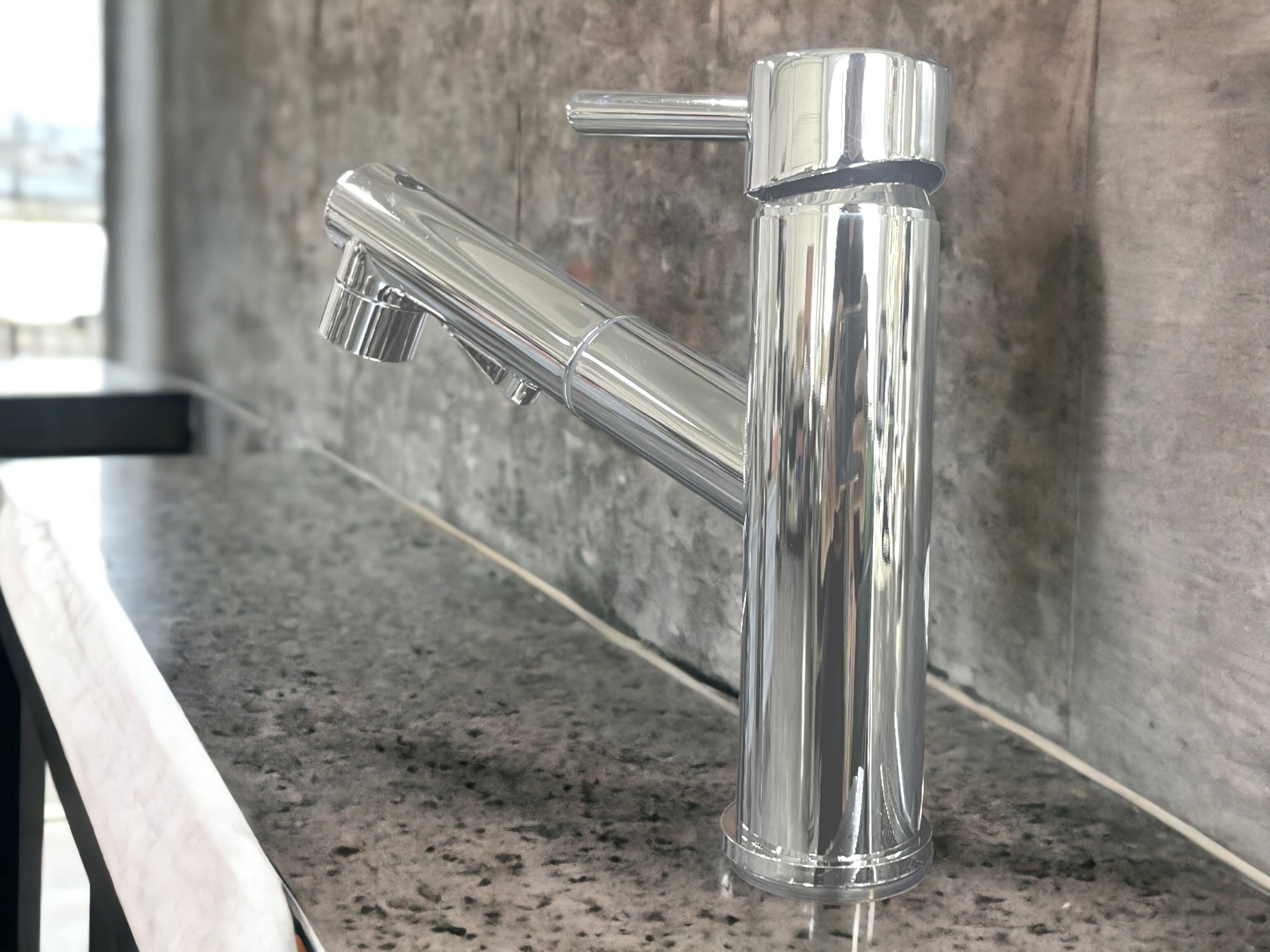 Miscelatore bagno cucina lavabo con doccia estraibile