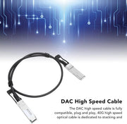 Cavo DAC QSFP+ da 1m a 40Gb/s - 40GBASE QSFP+ da QSFP+ a QSFP+ - Cavo a alta velocità ottico